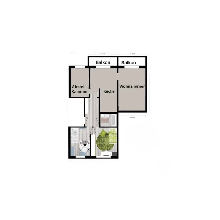 günstige Wohnung im Wohnpark Friedberg in Suhl